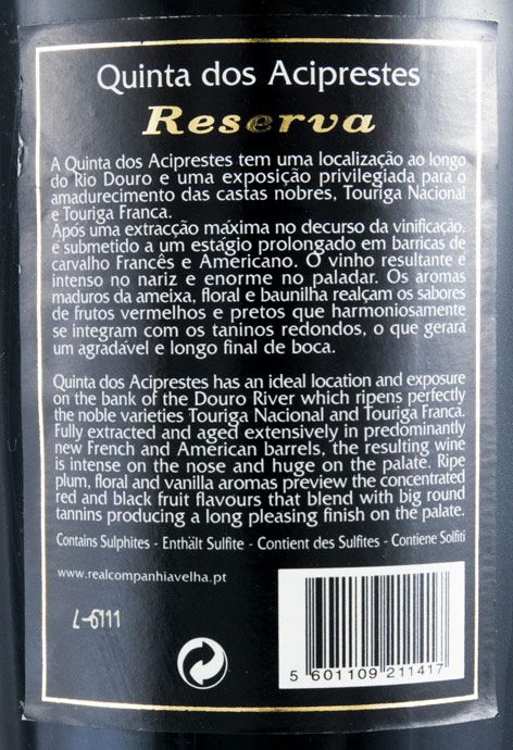2003 Quinta dos Aciprestes Reserva tinto