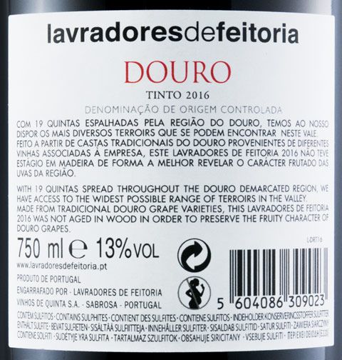 2016 Lavradores de Feitoria tinto