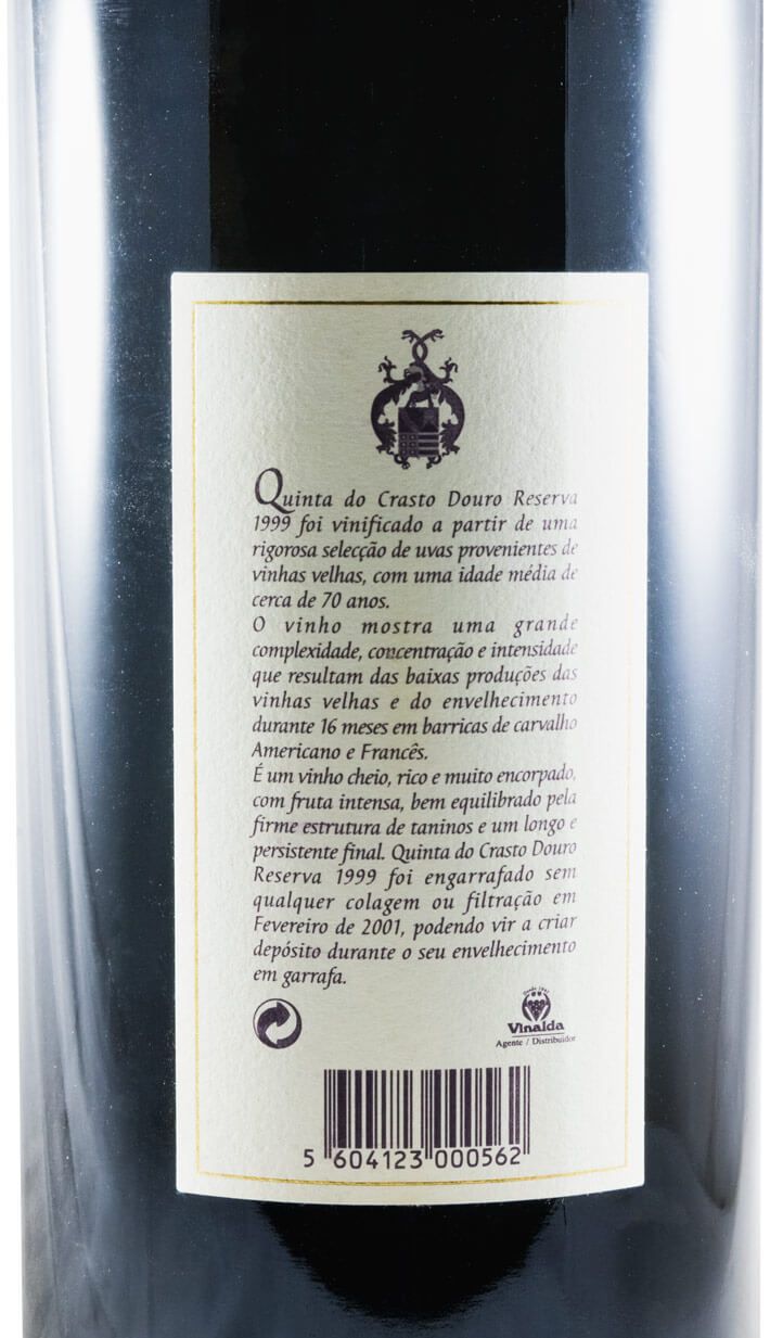 1999 Quinta do Crasto Vinhas Velhas Reserva tinto 1,5L