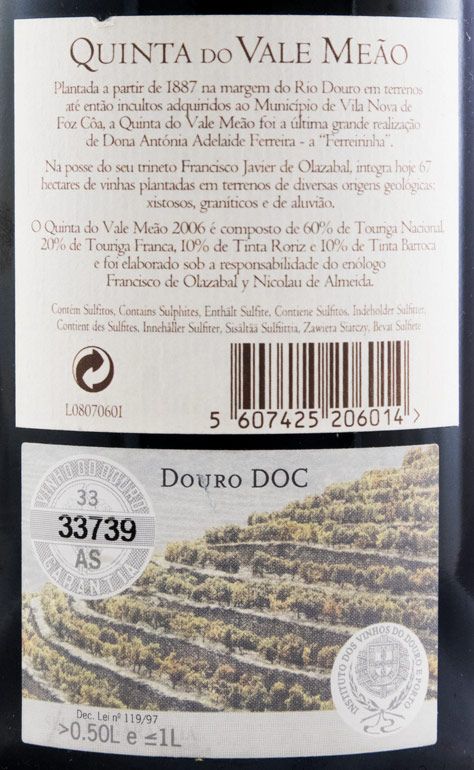 2006 Quinta do Vale Meão red