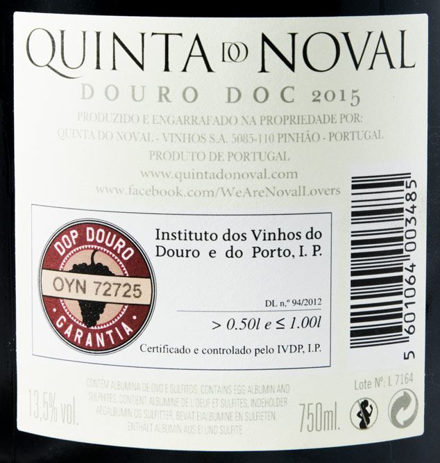 2015 Quinta do Noval red