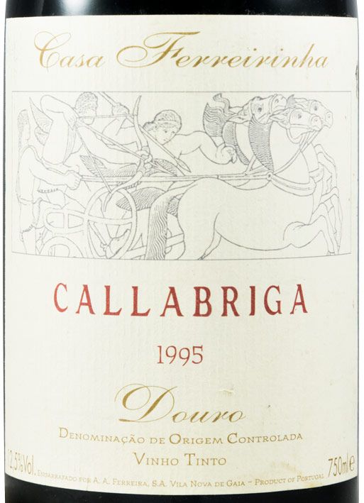 1995 Casa Ferreirinha Callabriga red