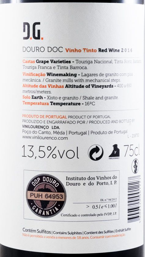 2016 D. Graça DG red