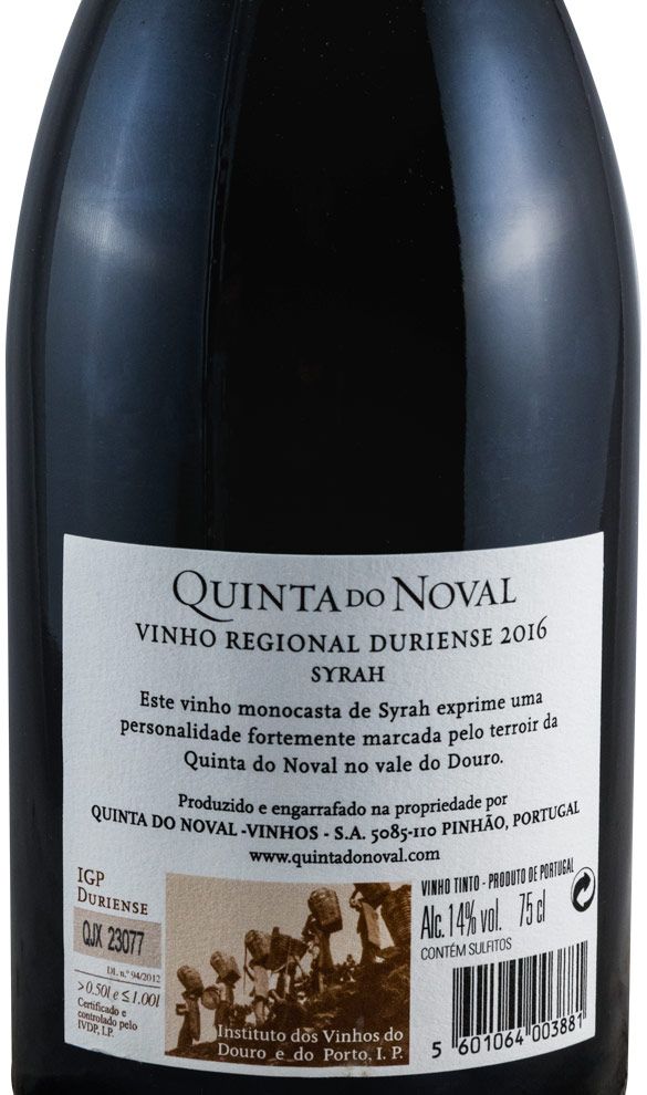2016 Quinta do Noval Syrah tinto
