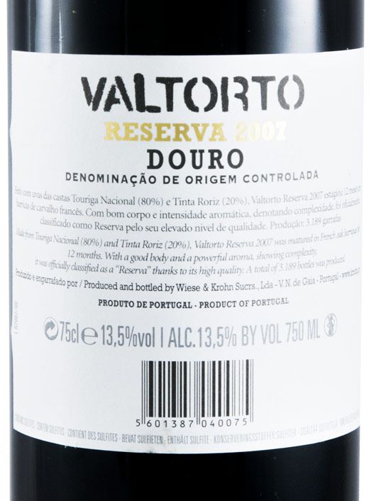2007 Valtorto Reserva red