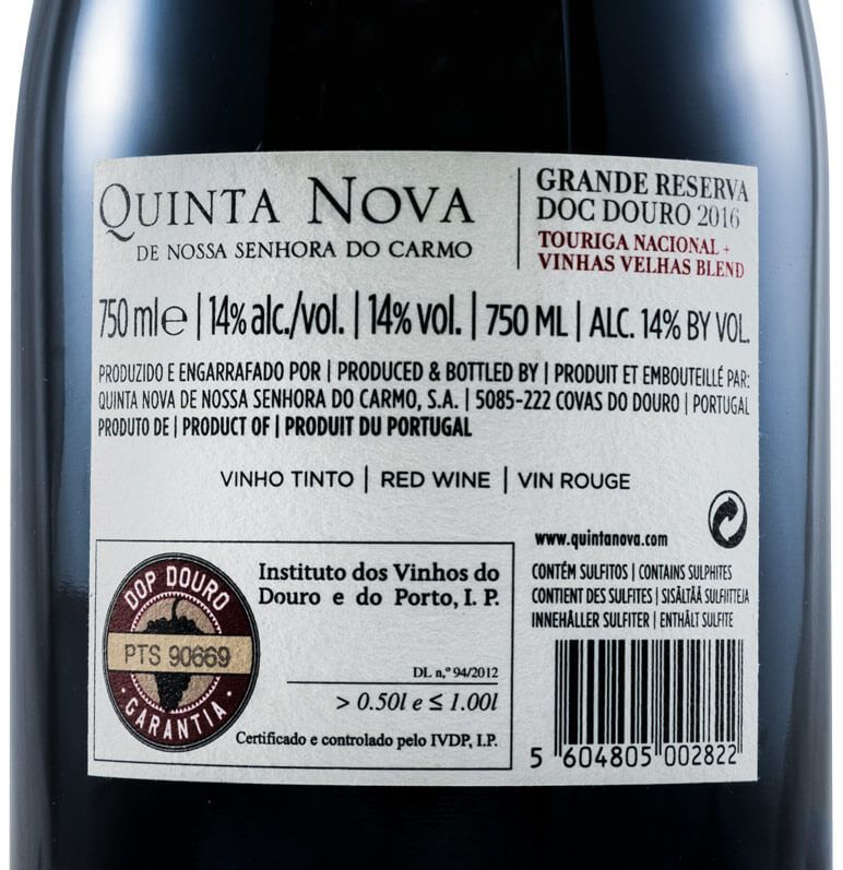 2016 Quinta Nova Grande Reserva tinto