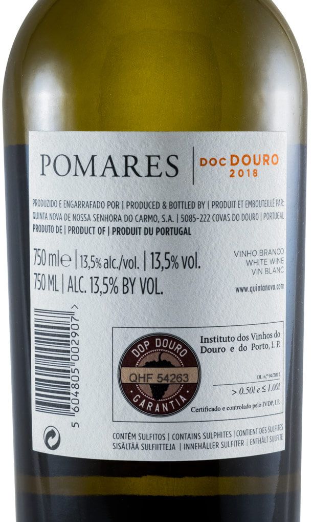 2018 Quinta Nova Pomares Moscatel Galego white
