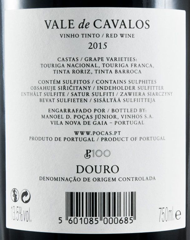 2015 Vale de Cavalos tinto