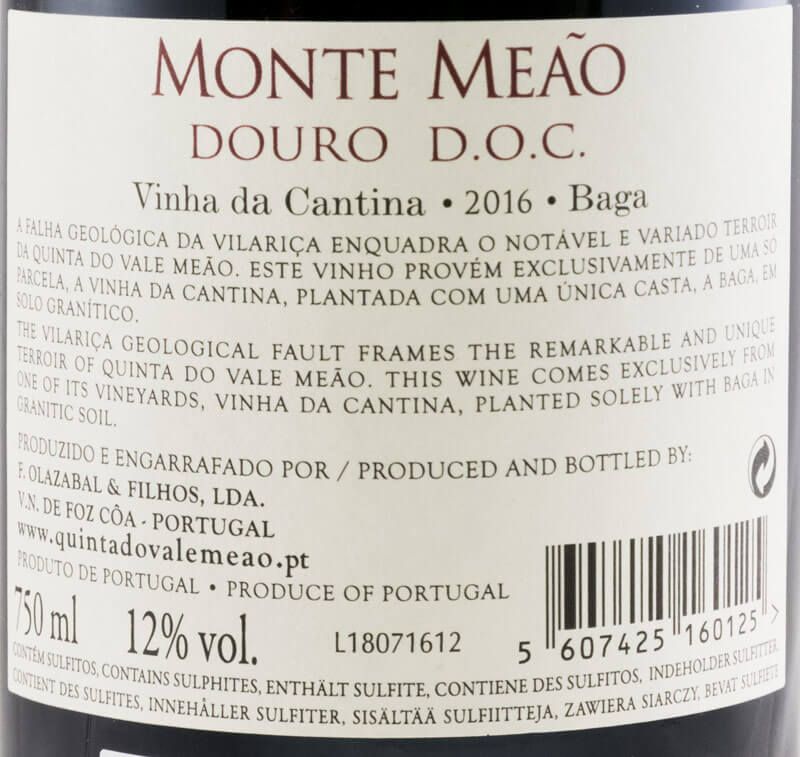 2016 Monte Meão Vinha da Cantina Baga red