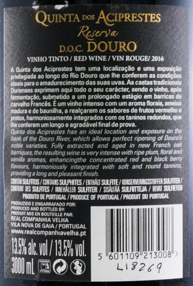 2016 Quinta dos Aciprestes Reserva 3L