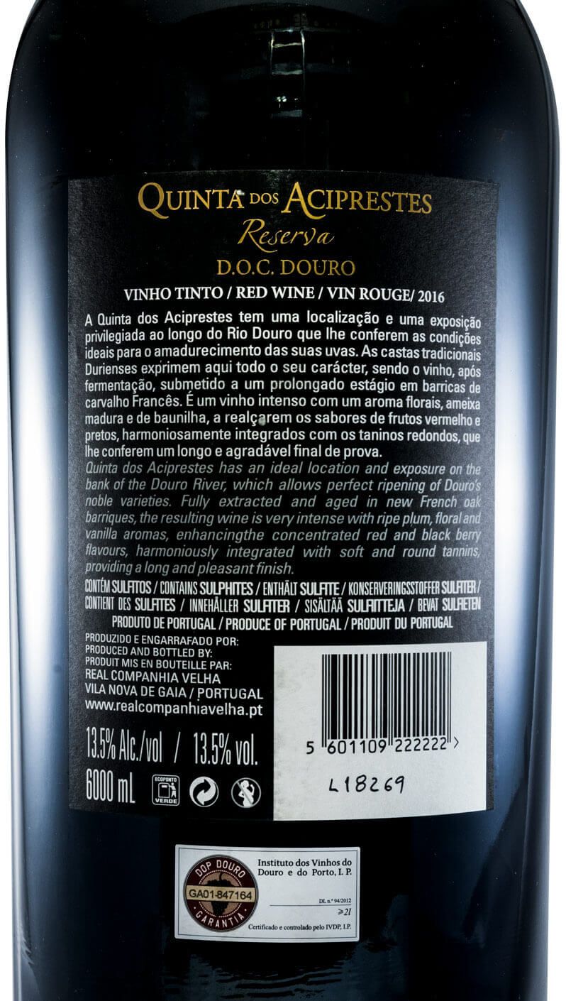 2016 Quinta dos Aciprestes Reserva 6L