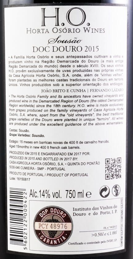 2015 Horta Osório H.O. Sousão red