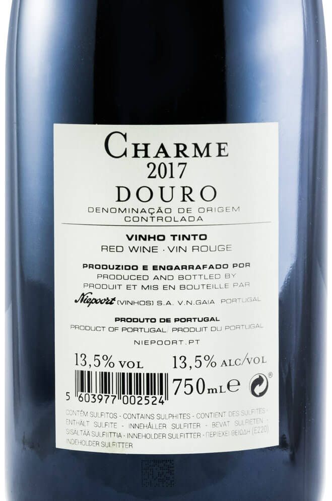 2017 Niepoort Charme tinto