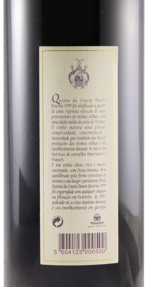 1999 Quinta do Crasto Reserva red
