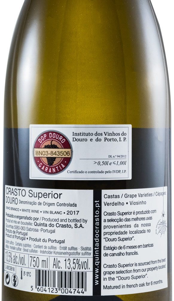 2017 Crasto Superior branco