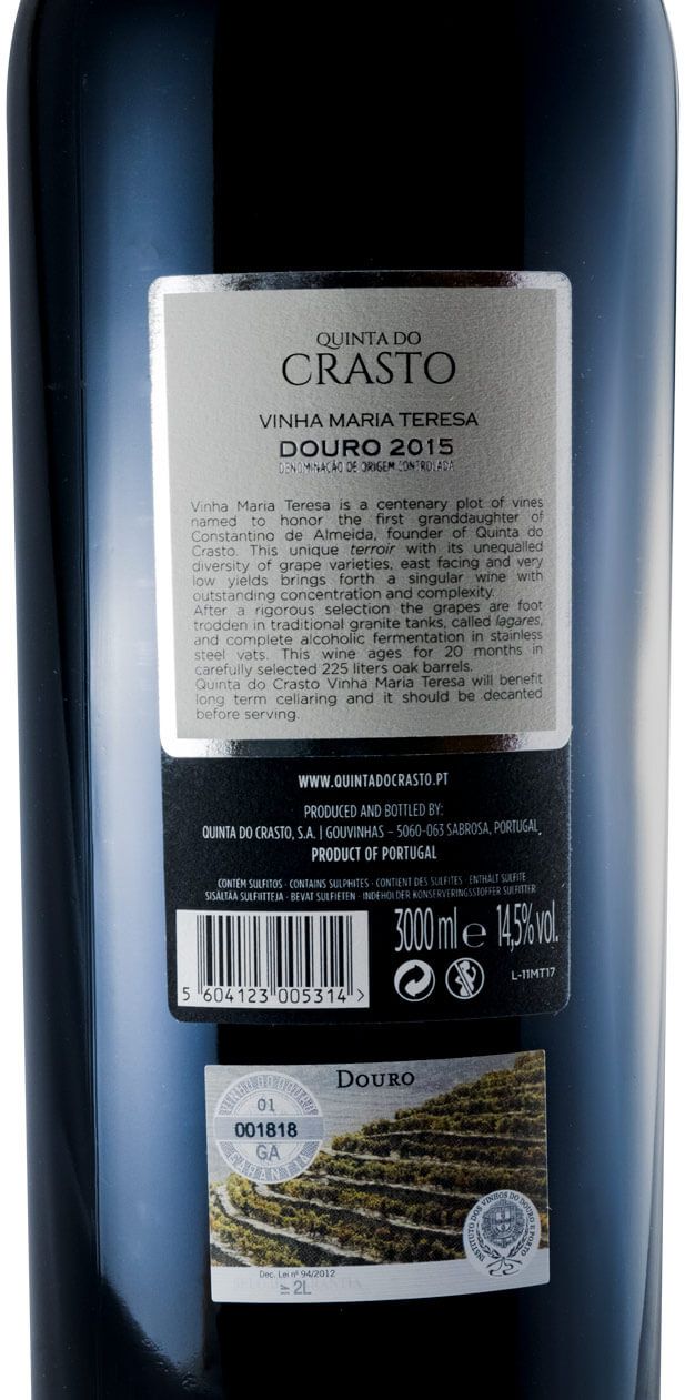 2015 Quinta do Crasto Vinha Maria Teresa red 3L