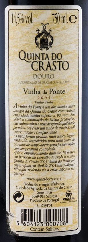 2003 Quinta do Crasto Vinha da Ponte red