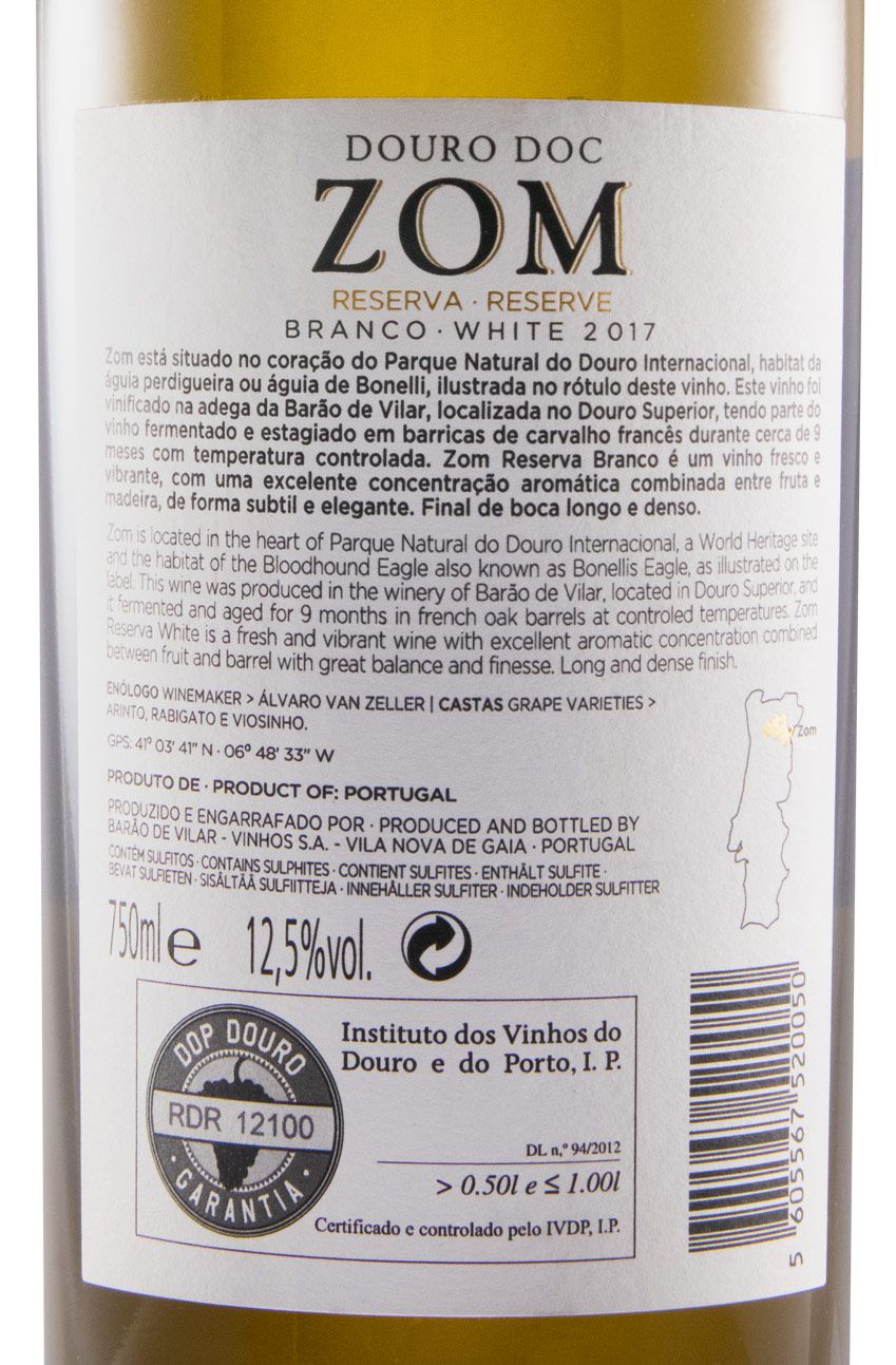 2017 Zom Reserva branco
