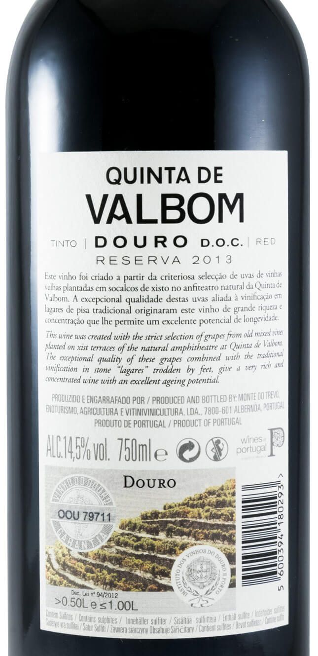 2013 Quinta de Valbom Reserva red