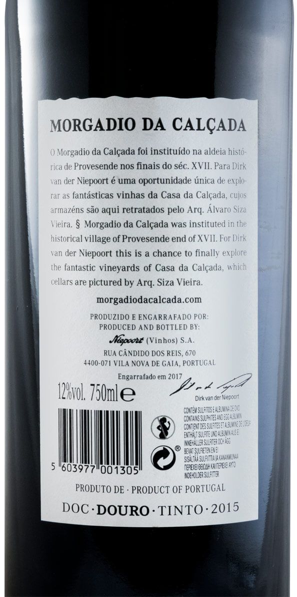 2015 Morgadio da Calçada tinto