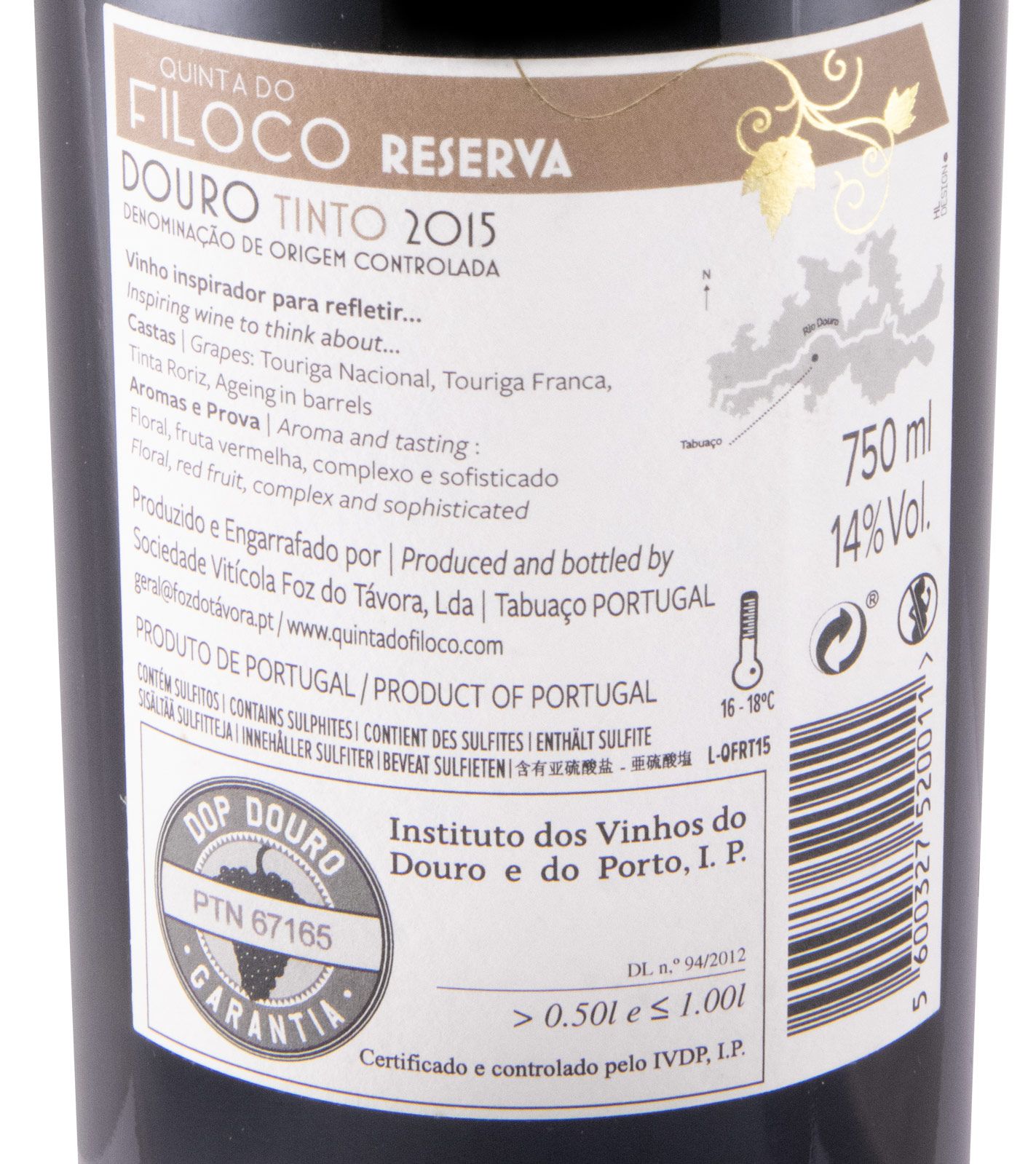 2015 Quinta do Filoco Reserva red