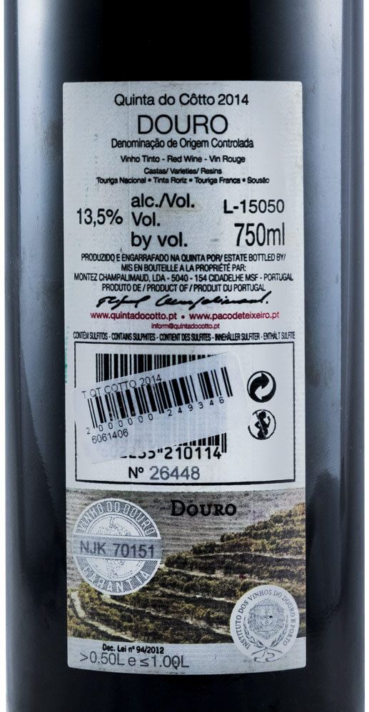 2014 Quinta do Côtto tinto
