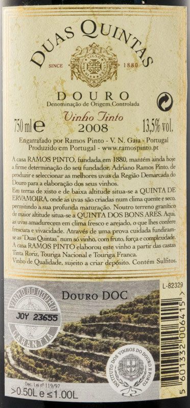 2008 Duas Quintas red