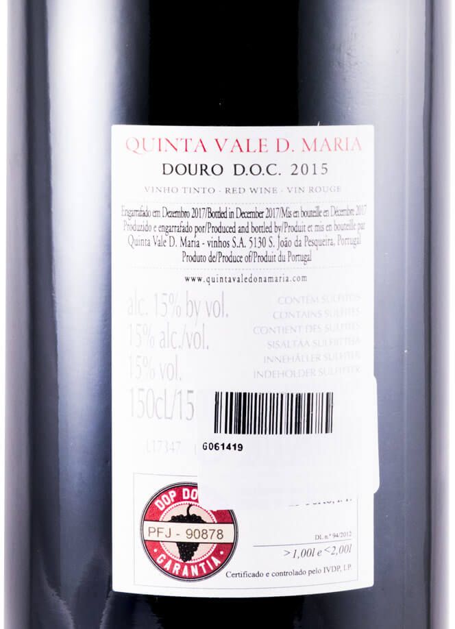 2015 Quinta Vale D. Maria tinto 1,5L