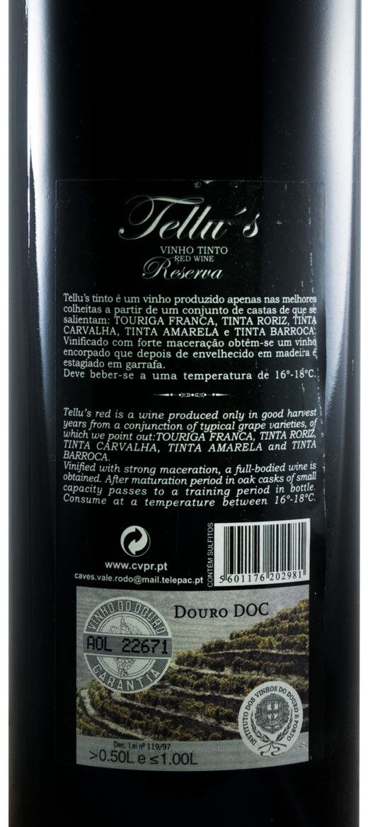 2002 Tellus Reserva tinto