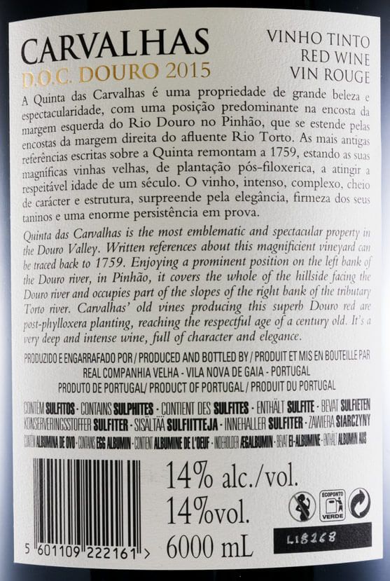 2015 Carvalhas Vinhas Velhas red 6L
