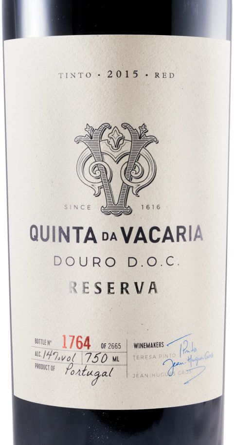 2015 Quinta da Vacaria Reserva tinto