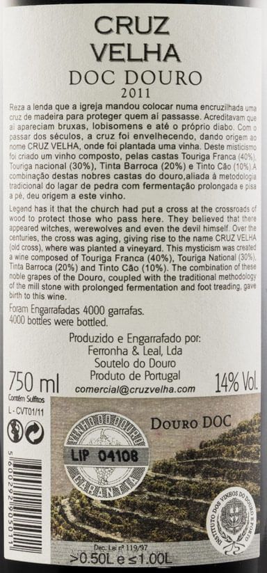 2011 Cruz Velha tinto