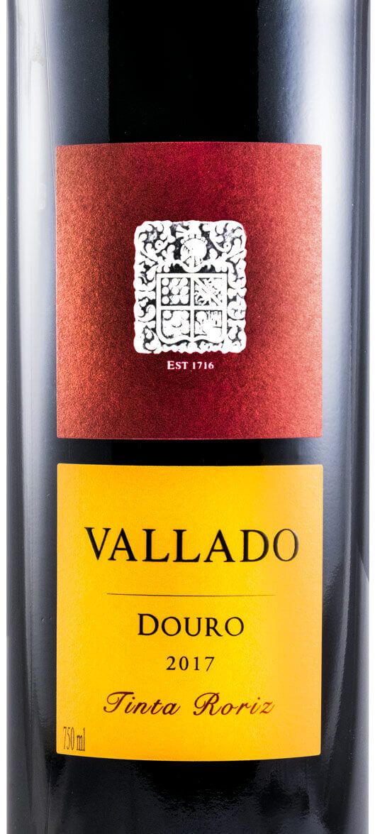 2017 Vallado Tinta Roriz red