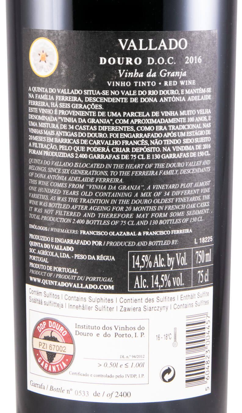 2016 Vallado Vinha da Granja tinto