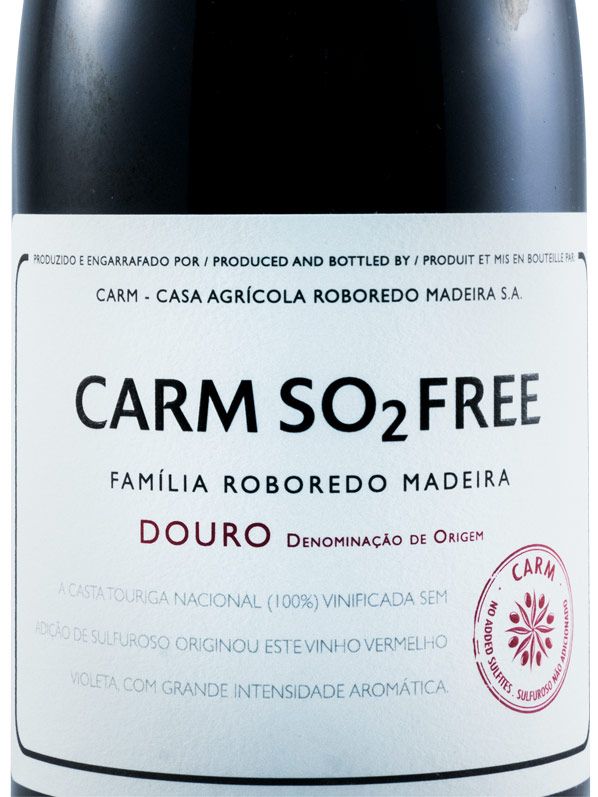2017 CARM Touriga Nacional organic red (no added sulphites)