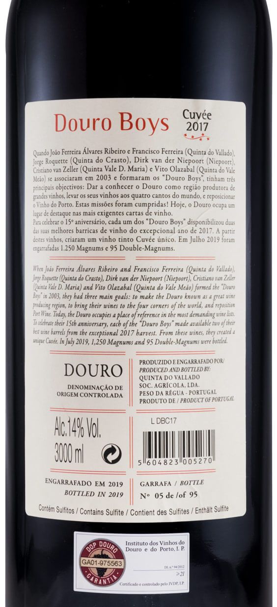 2017 Douro Boys Cuvée red 3L