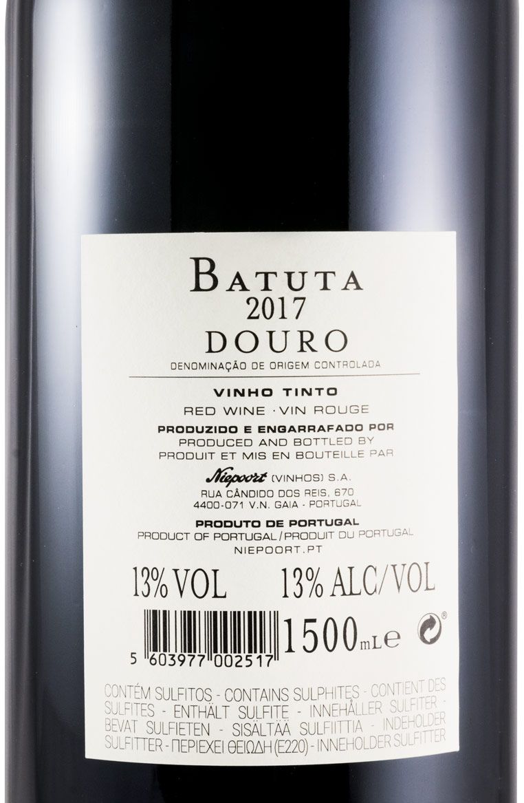 2017 Niepoort Batuta red 1.5L