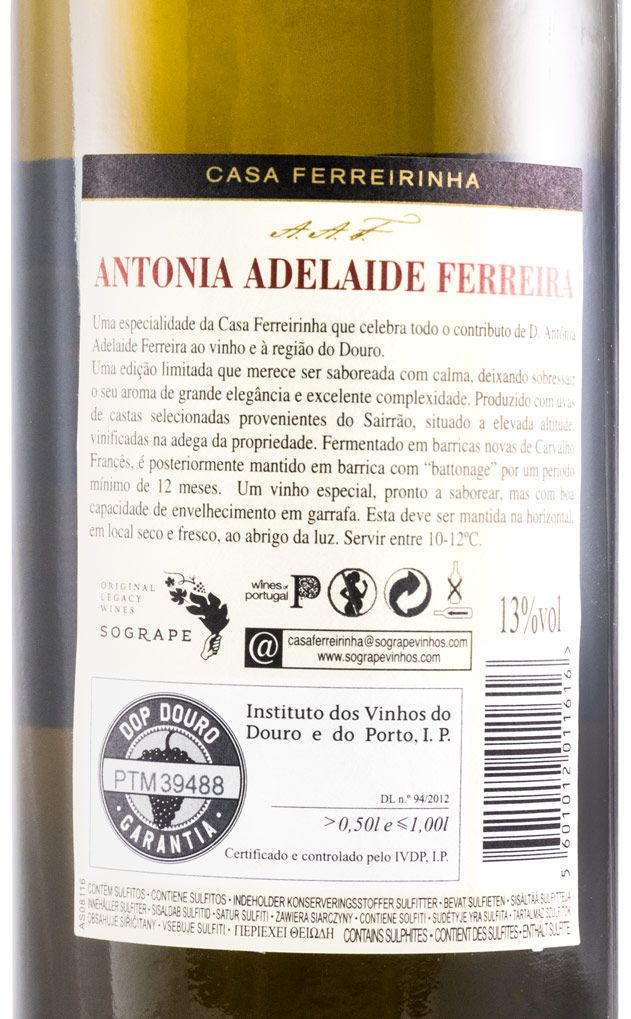 2015 Casa Ferreirinha Antonia Adelaide Ferreira white