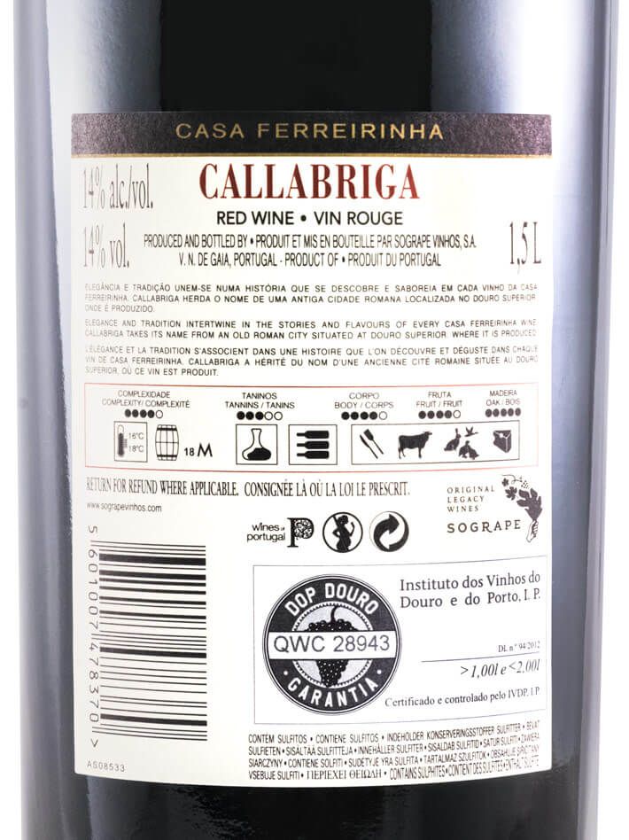 2017 Casa Ferreirinha Callabriga red 1.5L