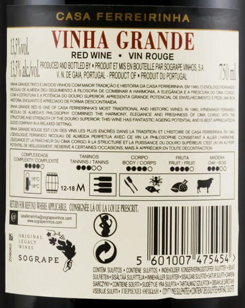 Conjunto 2016 Casa Ferreirinha Vinha Grande tinto c/Copo 2x75cl