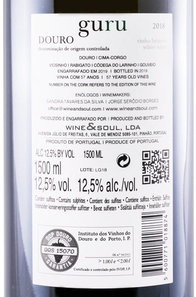 2018 Wine & Soul Guru white 1.5L