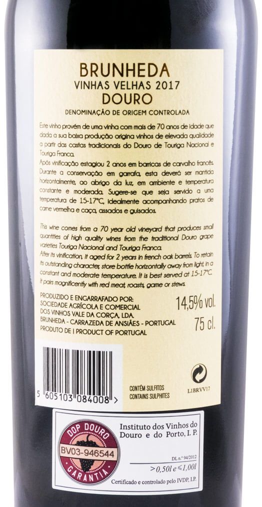 2017 Brunheda Vinhas Velhas red