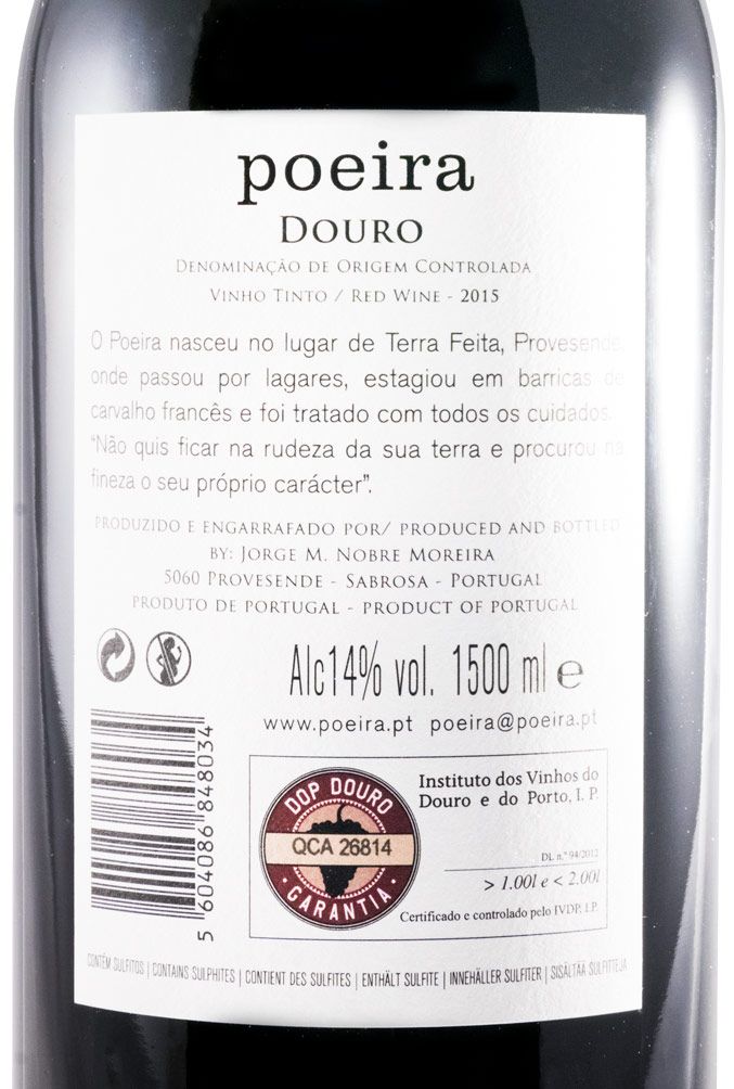 2015 Poeira tinto 1,5L