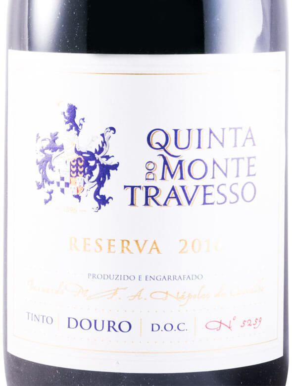 2016 Quinta do Monte Travesso Reserva red