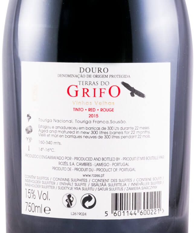 2015 Terras do Grifo Vinhas Velhas red