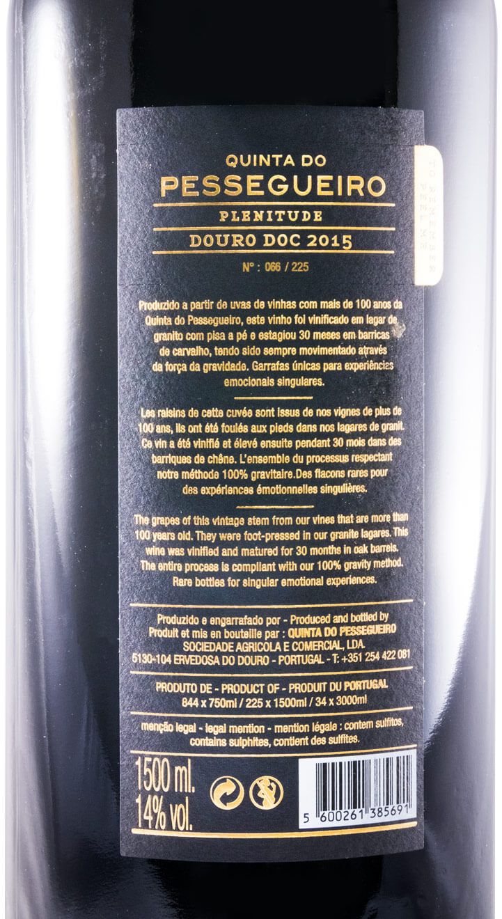 2015 Quinta do Pessegueiro Plenitude tinto 1,5L