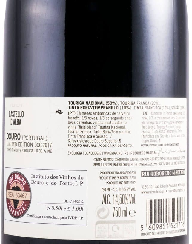 2017 Castello D'Alba Limited Edition tinto