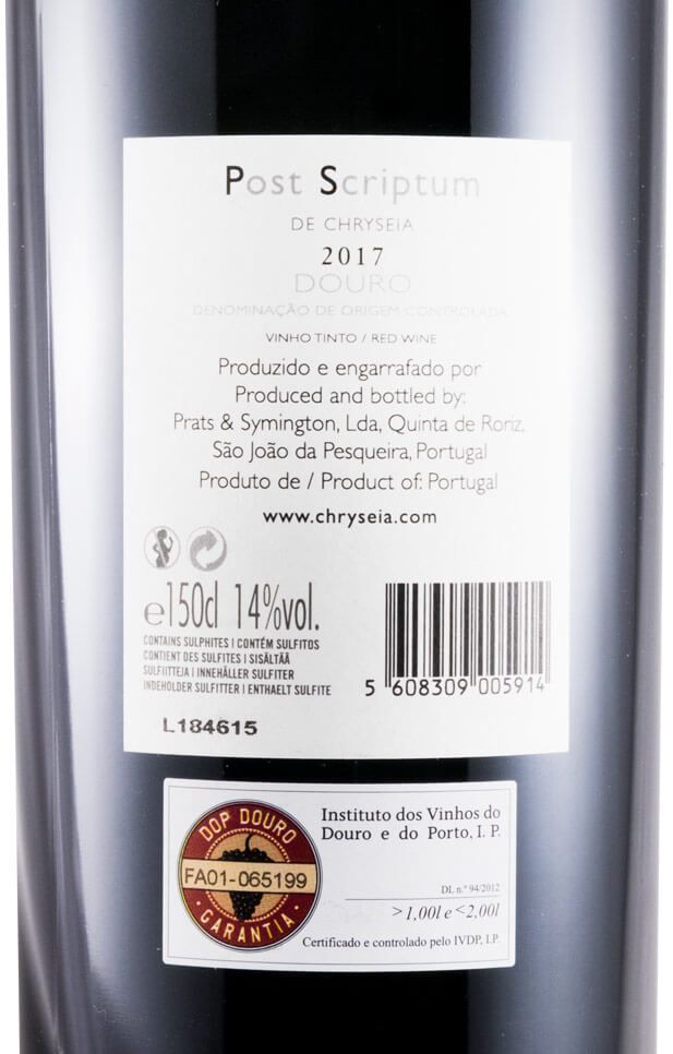 2017 Post Scriptum tinto 1,5L