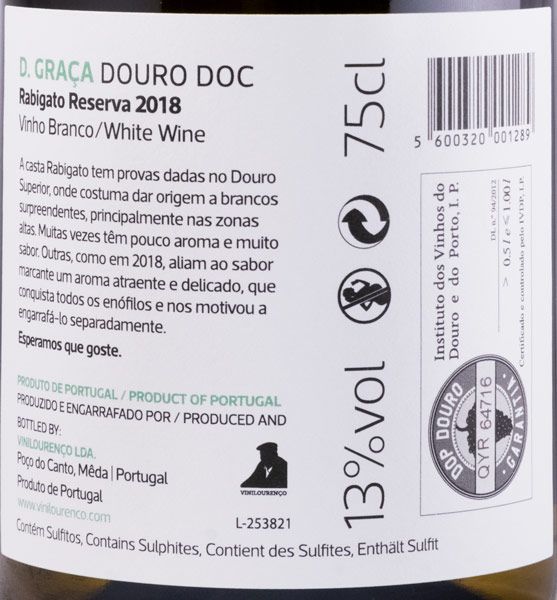 2018 D. Graça Rabigato white