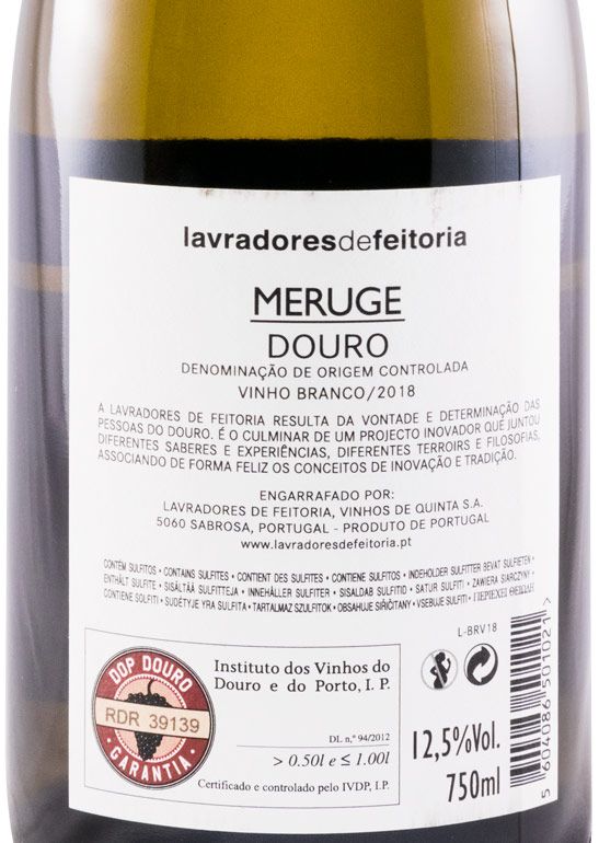 2018 Lavradores de Feitoria Meruge white